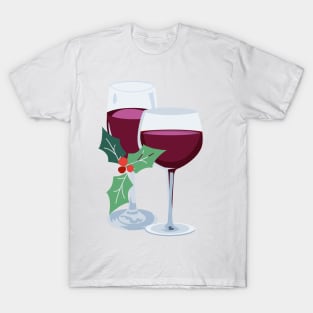 Wine and Holly T-Shirt